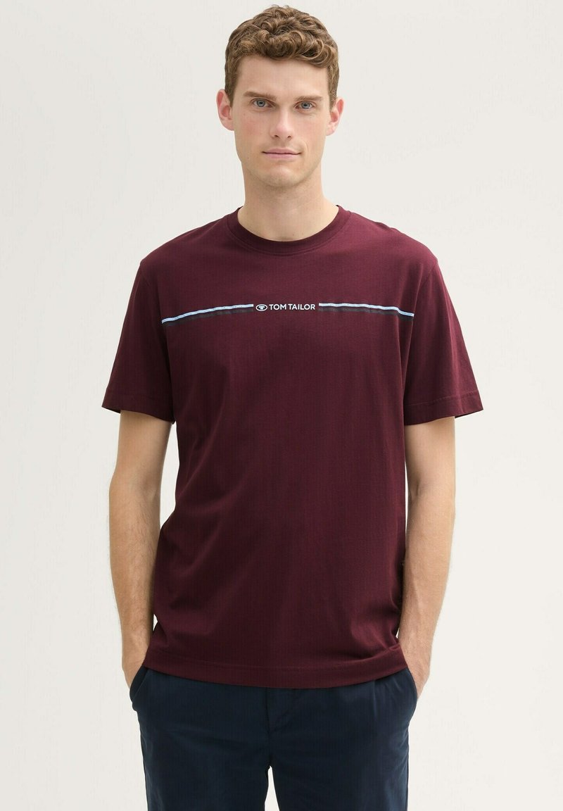 TOM TAILOR T-Shirt print - gipsy purple