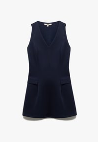 Koton V-NECK - Vestido informal - dark blue