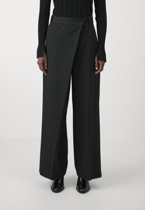 JOHANNA OFFICE ESSENTIAL - Pantalon classique - meteorite/black