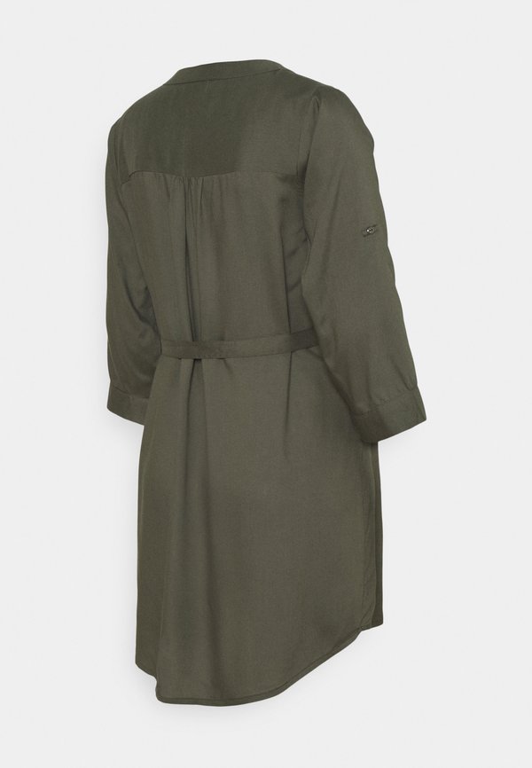 MLMERCY 3/4 WOVEN TUNIC - Tunic - dusty olive2