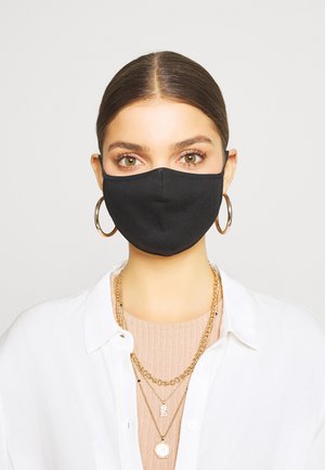5 PACK - Tygmasker - black