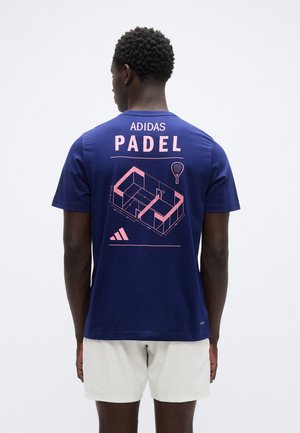 PADEL GRAPHIC TEE - Αθλητικό μπλουζάκι - dark blue