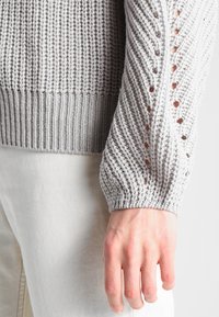 Gina Tricot Maglione - mottled light grey