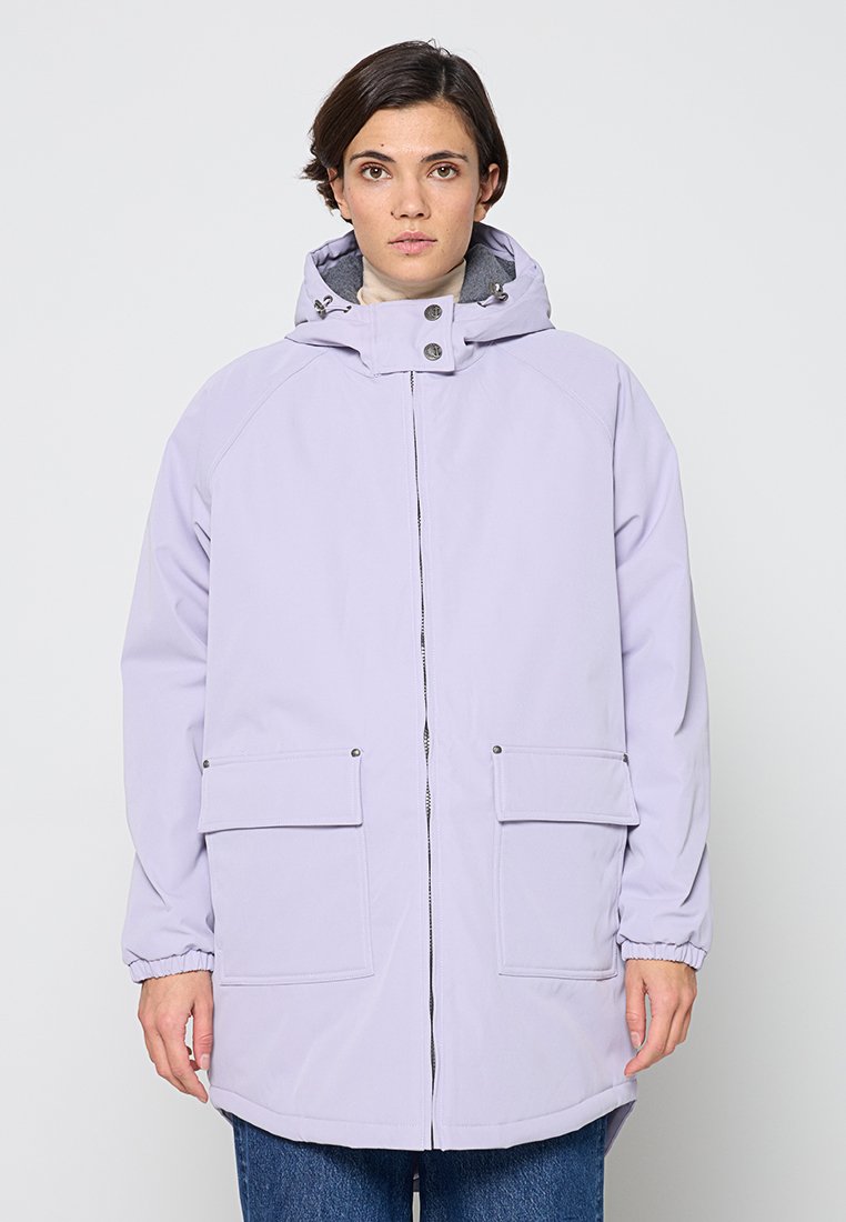 dreimaster Wintermantel lila