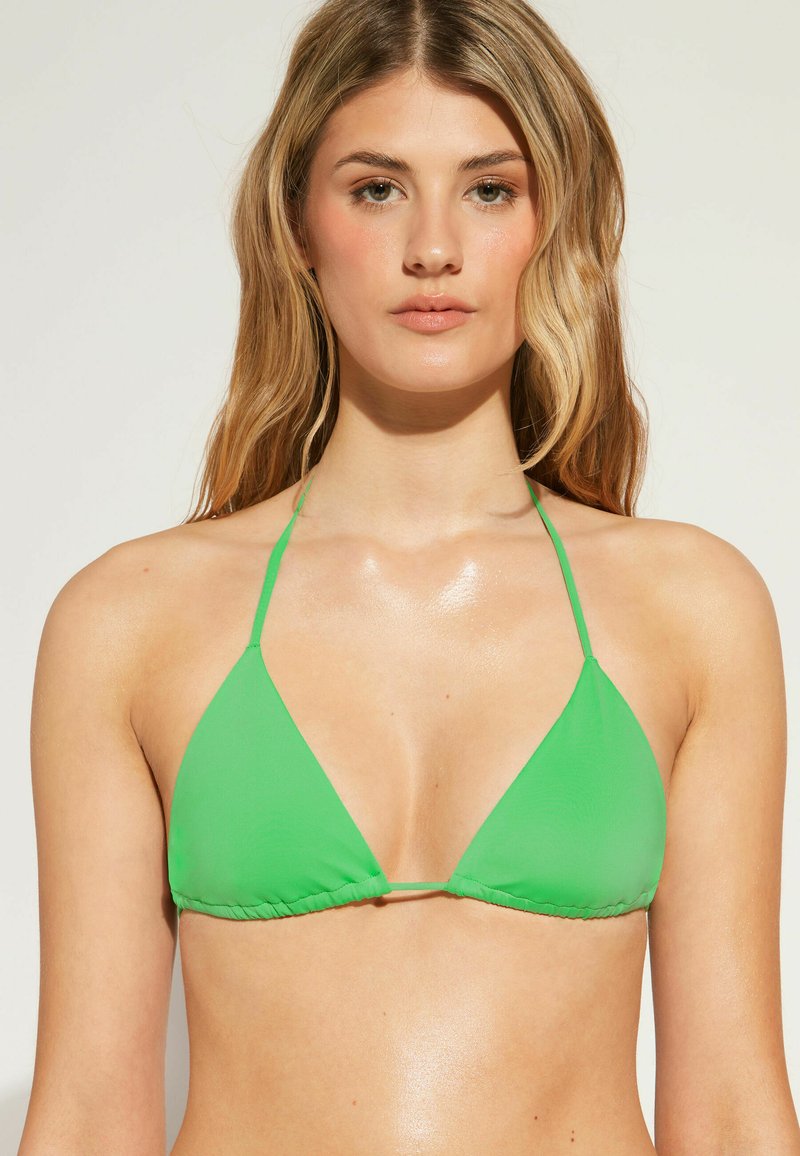 Calzedonia INDONESIA ECO Haut de bikini grun c shiny green/vert