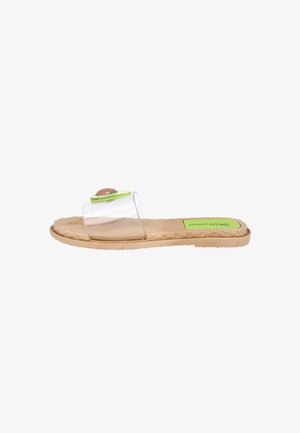 Bubble Bobble, 2625 CHANCLAS TRANSPARENTES FRUTA - Sandalias planas - green