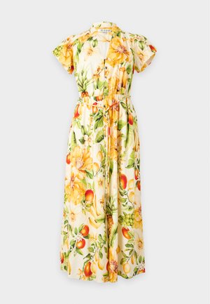 Forever New, POSIE PUFF SLEEVE MIDI - Φόρεμα πουκάμισο - green/yellow