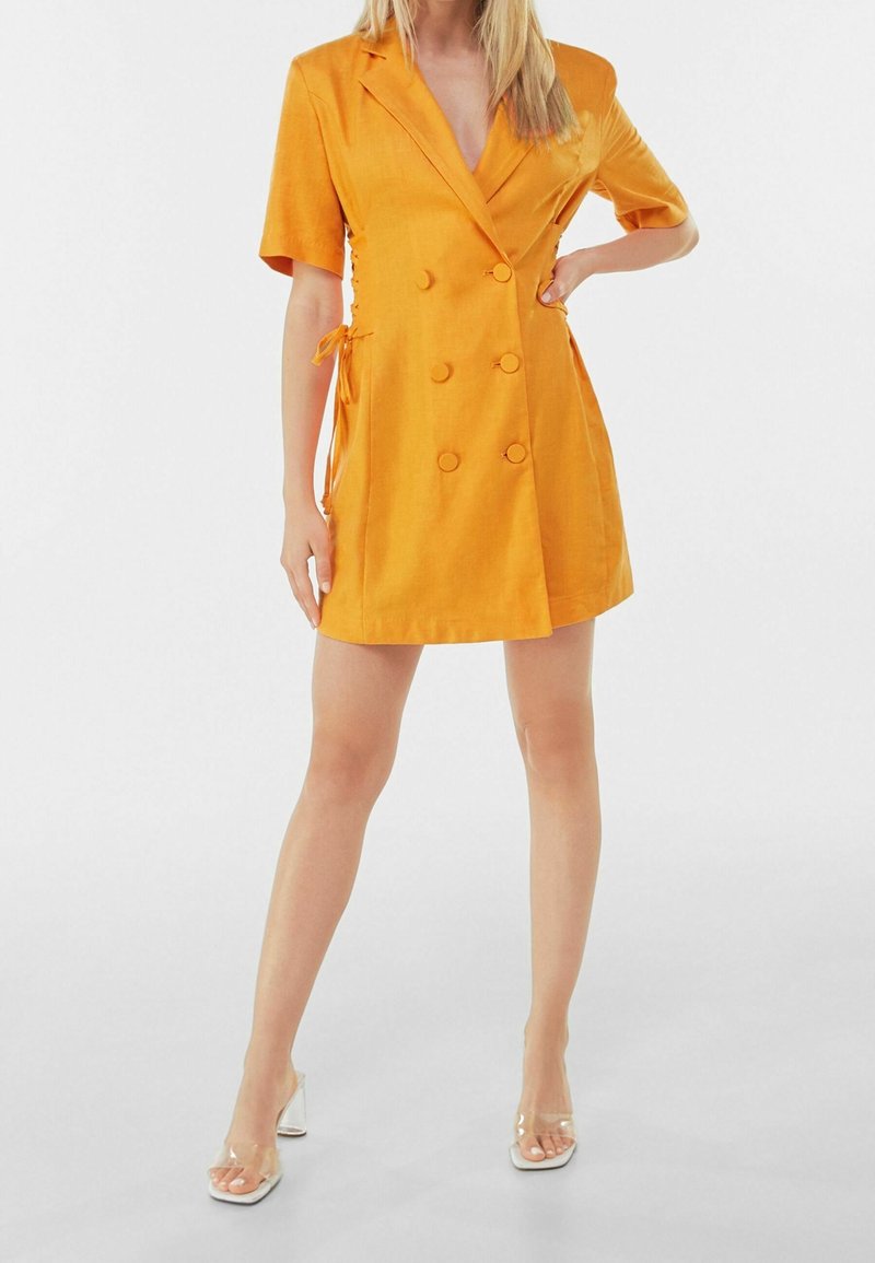 Bershka Shift dress - orange - (Pre-owned) - Zalando.ie