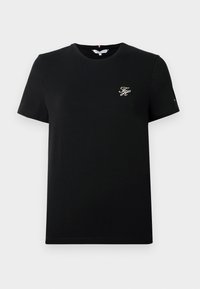 SCRIPT TEE - Tricou basic - black