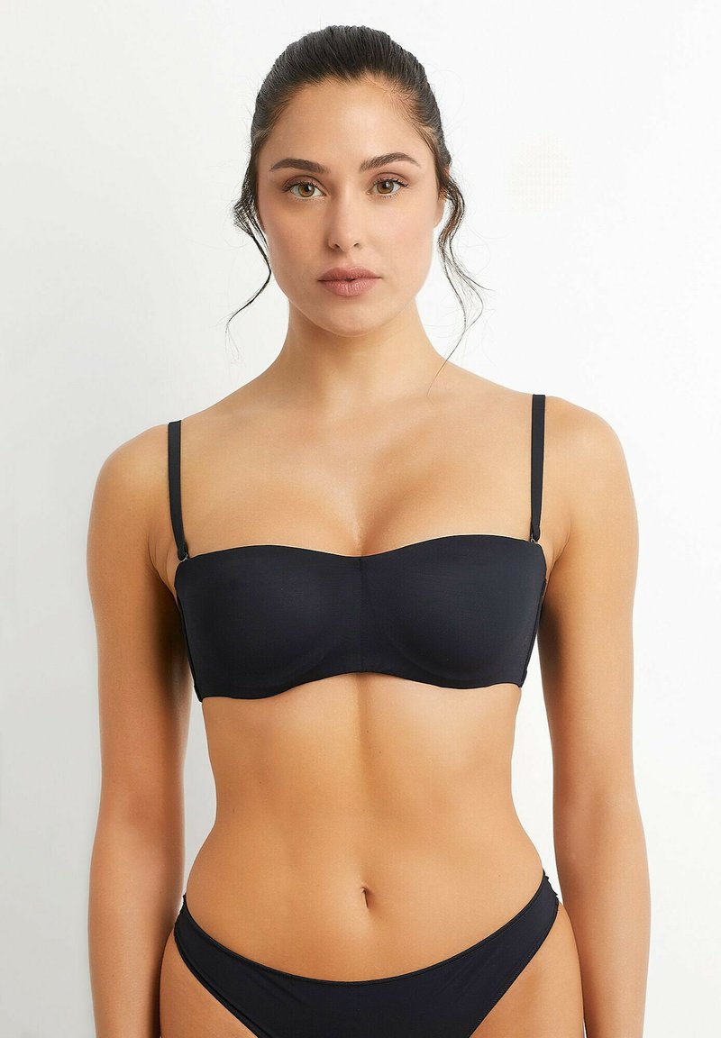 Yamamay Axelbandslös bh / Multifunktionsbh - black plain