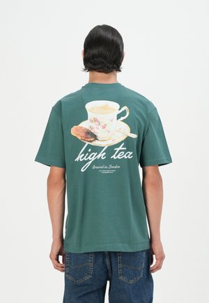ONSFRED LIFE FOOD TEE - Camiseta estampada - mallard green