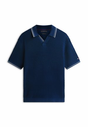 Tommy Hilfiger, SMART CASUAL REGULAR TIPPED COLLAR  - Polo - navy iris