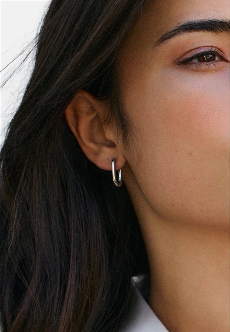 EDBLAD MODERNIST HOOPS SMALL - Orecchini - steel