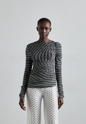 Blouse - black/silver