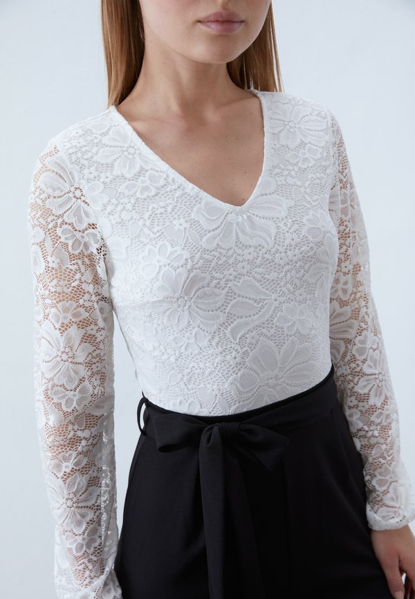 LACE TOP BELTED - Jumpsuit3