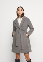 Grau 40 Herstellergr/ö/ße: 14 Light Grey 2 New Look Damen Gabrielle Belted Coat: 2: s14 Mantel