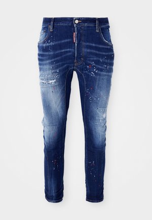 TIDY BIKER - Jeans Tapered Fit - navy blue
