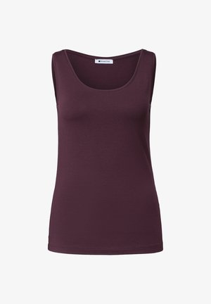 Street One, BASIC TOP - Débardeur - rustic rouge