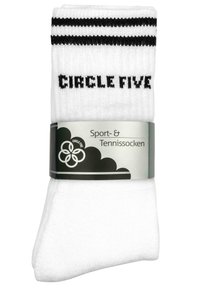 Normani MID CUT 8 PACK - Socken - weiß schwarz