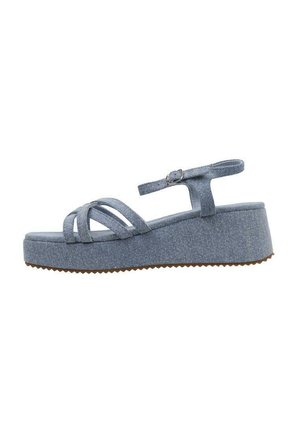 LA PELOSA - Sandalias de cuña - denim