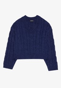 Even&Odd Stickad tröja - dark blue