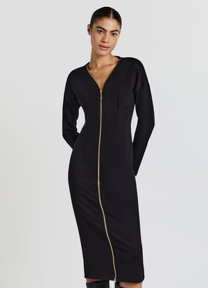 Calliope LUNGO CERNIERA - Vestito lungo - ultrablack