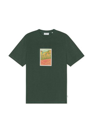 Les Deux, COURT - T-Shirt print - pine green