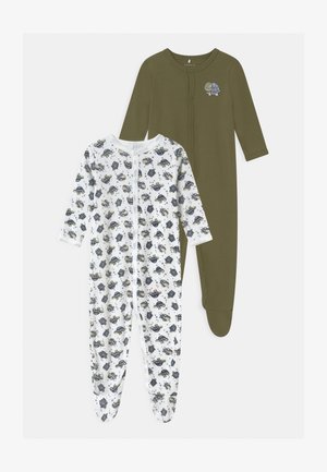 NBMNIGHTSUIT LODEN TURTLE 2 PACK - Tutina - loden green