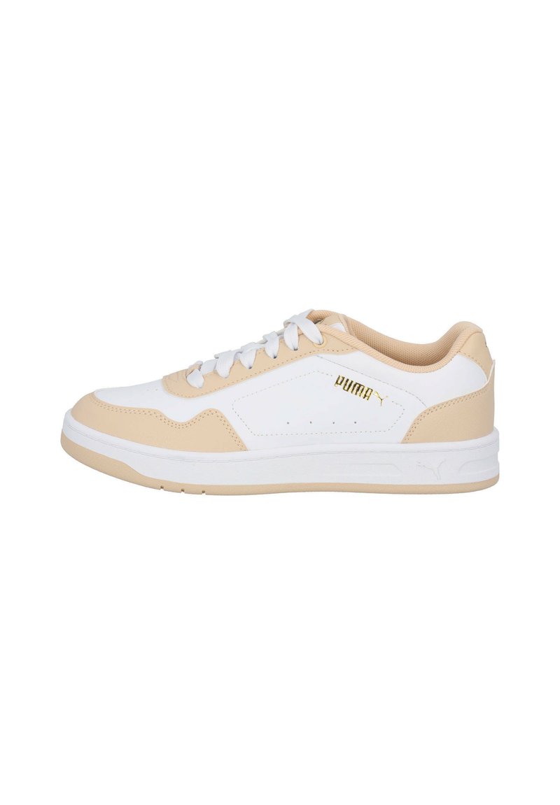 Puma CLASSY - Sneaker low - weiss gold/weiÃ - Zalando