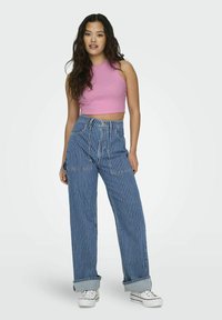 ONLY TANK SLIM FIT RUNDHALS - Top - begonia pink