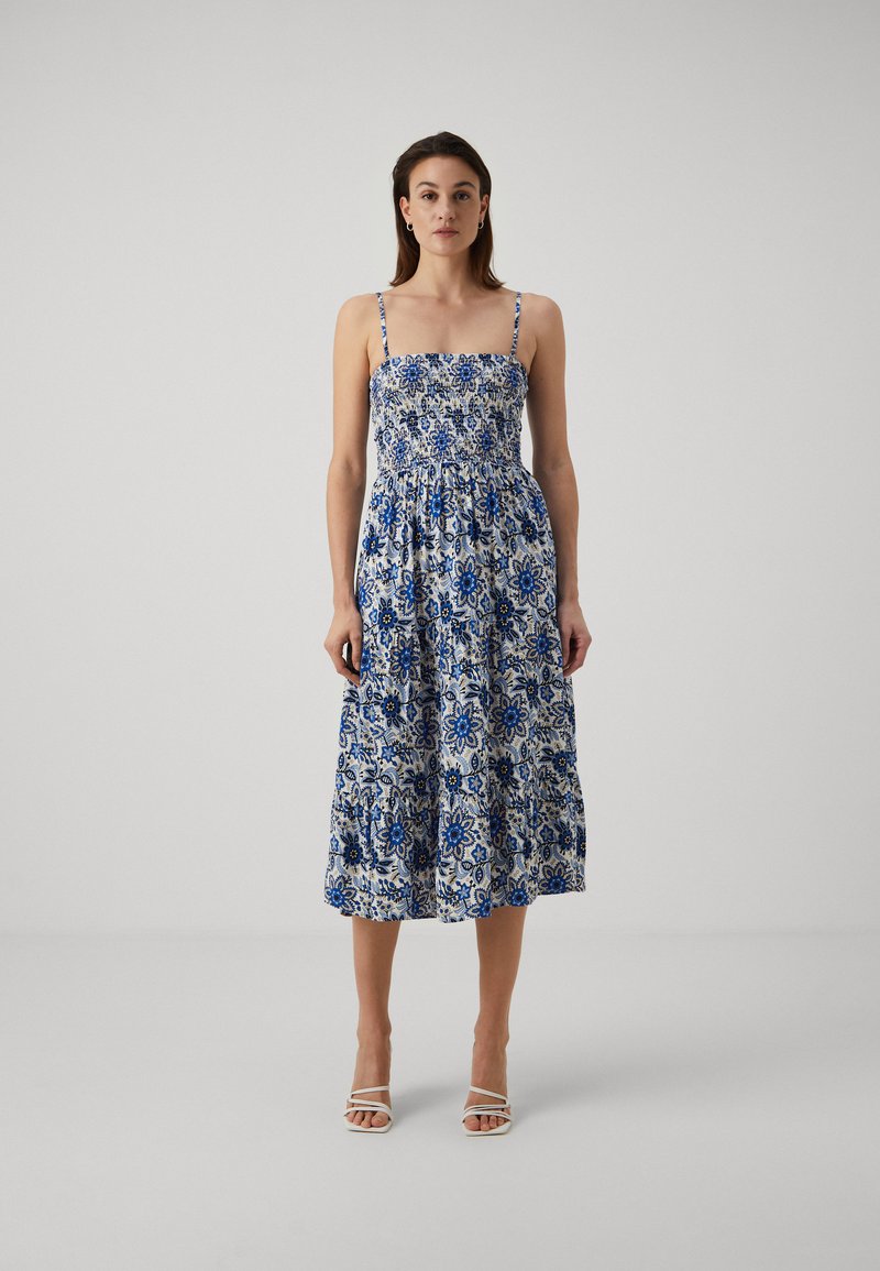 ONLY ONLZELINA LIFE SMOCK  DRESS SKIRT - Rochie de zi - dazzling blue