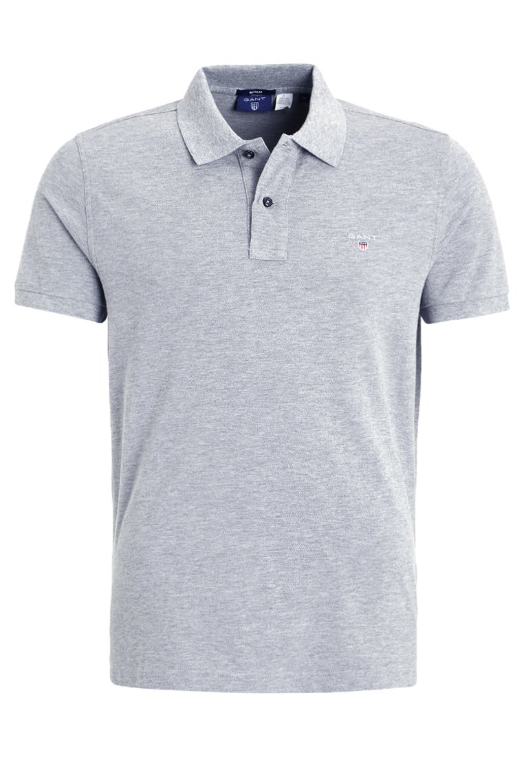 Gant Poloshirt grijs gemêleerd Gant Poloshirt grijs gemêleerd