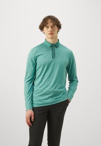J.LINDEBERG Sports - LONG SLEEVE  - Polo shirt - teal Thumbnail Image 1