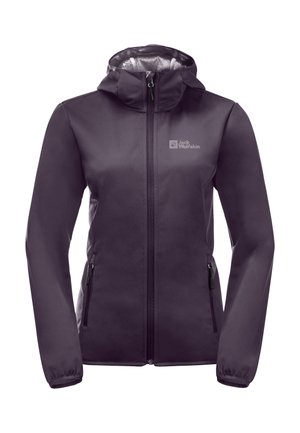 Jack Wolfskin WINDHAIN - Softshelljacke - midnight plum