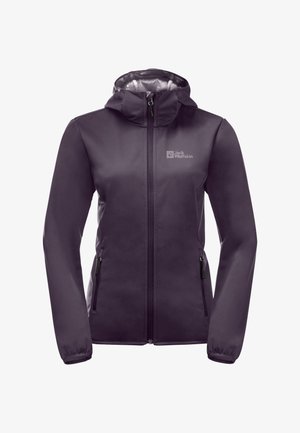 Jack Wolfskin WINDHAIN - Softshelljacke - midnight plum