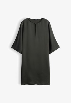 someday., RELAXED STRAIGHT MINI - Jurk - midnight olive