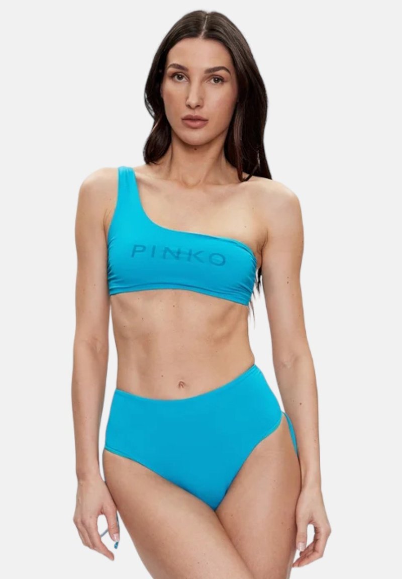 Slip Bikini Pinko Betsabea - Tecno Jersey Con Logo, Allacciatura Laterale, Per Donna - Foto 9