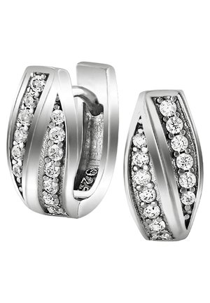 SilberDream SENSES - Ohrringe - silberfarben/weiß