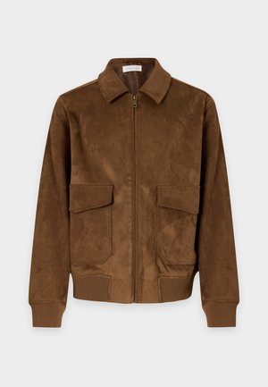 Pier One by Zalando, Яке от изкуствена кожа - brown