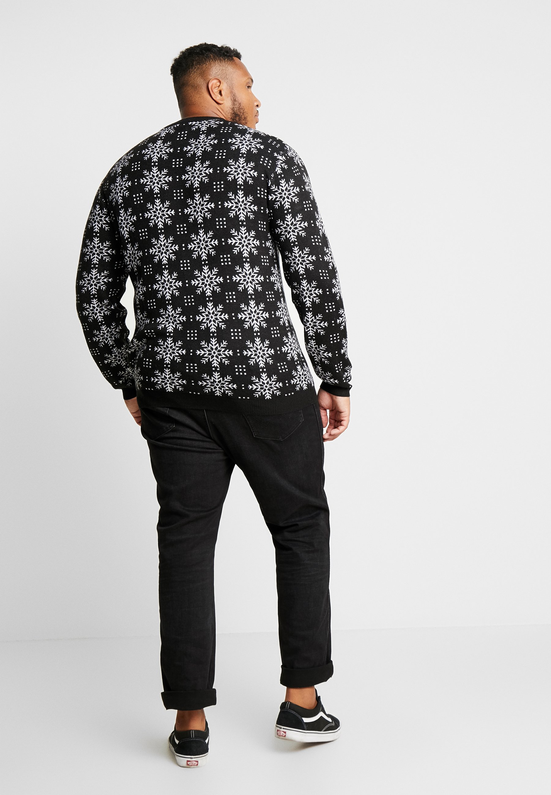 Jack´s Sportswear XMAS ICEFLOWER Strikkegenser black Jack´s Sportswear XMAS ICEFLOWER - Strikkegenser - black