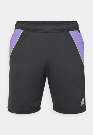 adidas Performance TIRO24 TRAINING SHORT - Sports shorts - black/purple rush