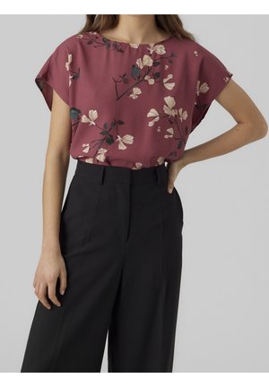 Blouse - mottled pink