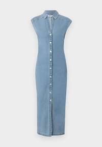 ONLBABE CAPSLEEVE MIDI DRESS - Spijkerjurk - light blue denim