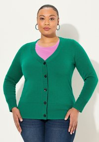 Ulla Popken Kofta - emerald green