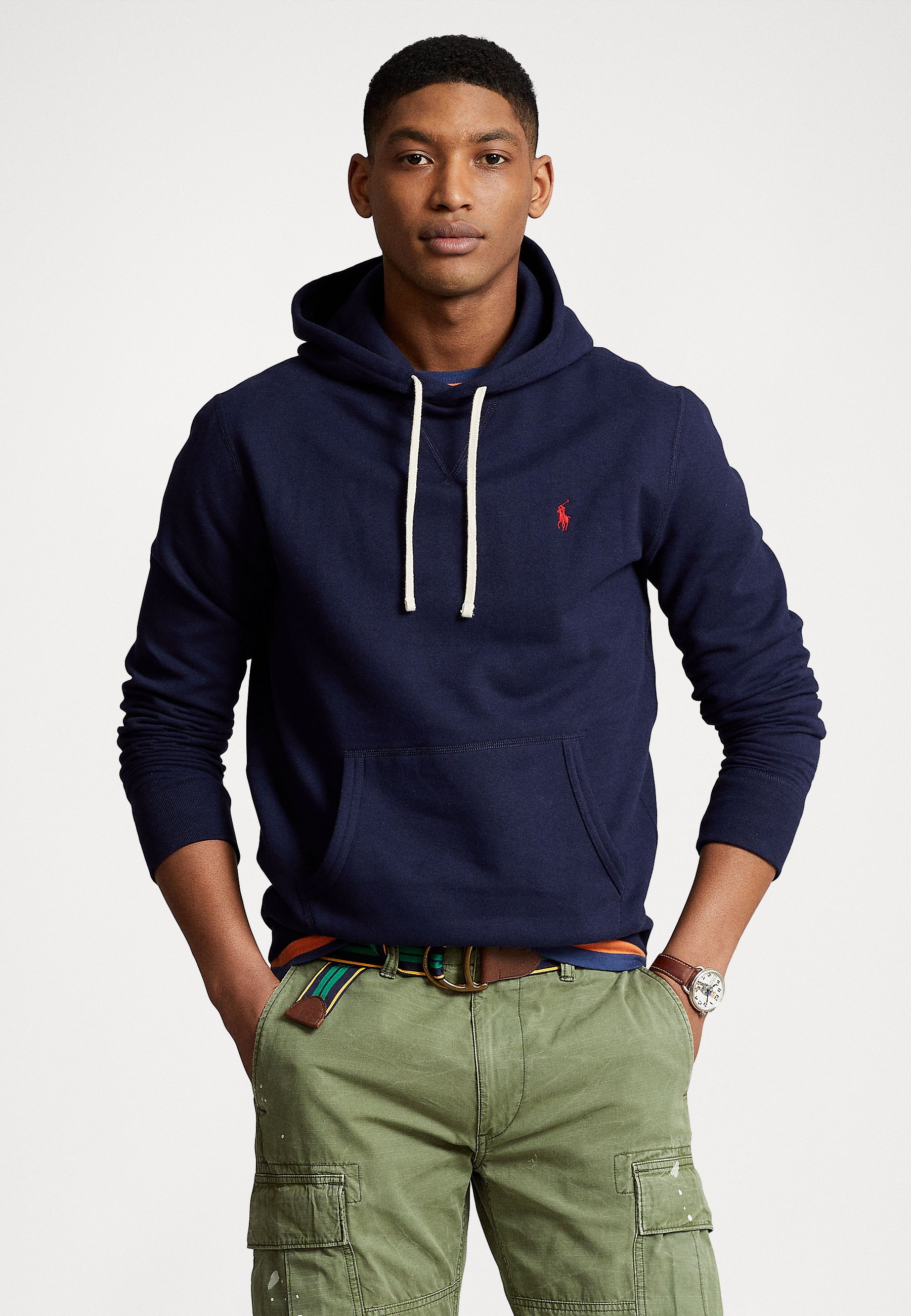 Polo Ralph Lauren LONG SLEEVE - Hoodie - cruise navy/dark blue -  