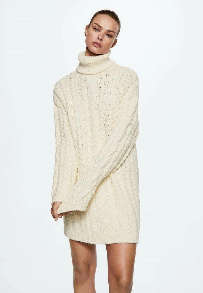 Mango CABLIN Jumper dress ecru/offwhite Zalando.ie