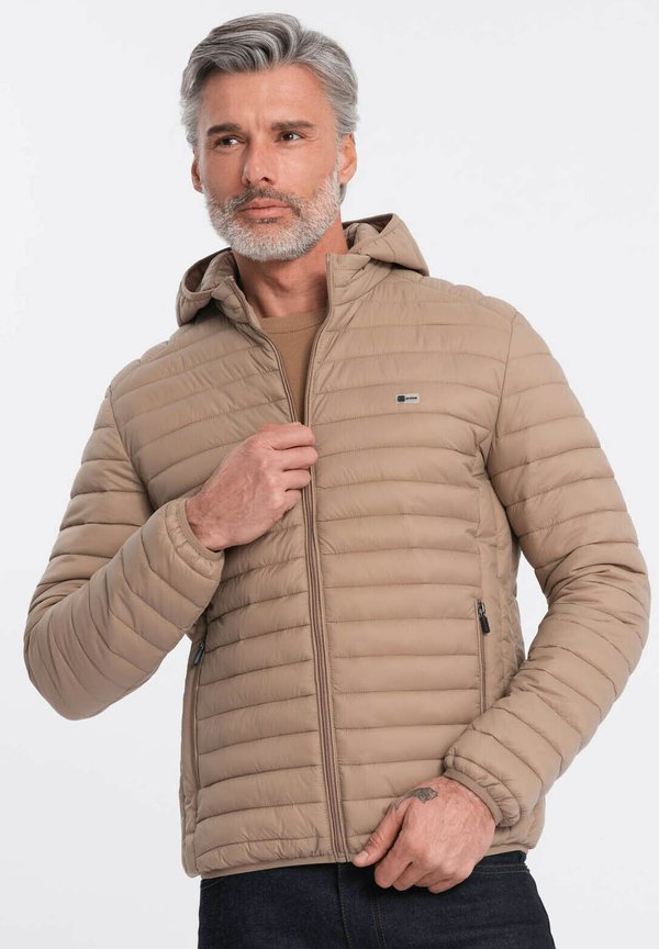 QUILTED - Winterjacke - dark beige