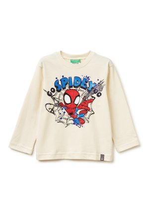 LONG SLEEVE PRINT ON FRONT  - Camiseta de manga larga - beige