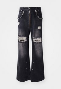TERRA RIPPED UNISEX - Baggy jeans - black