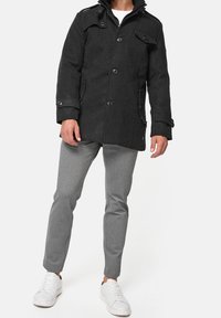 INDICODE JEANS Halflange jas - anthracite